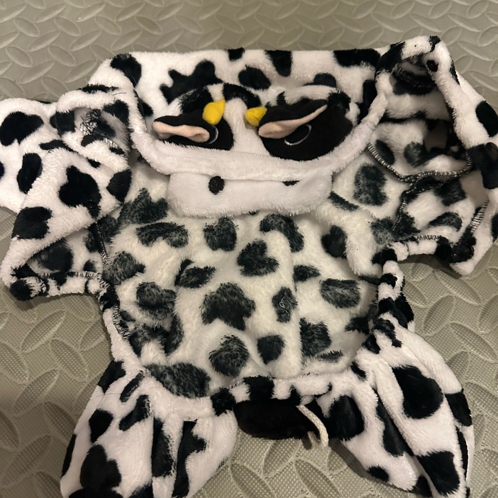 Cow dog costume